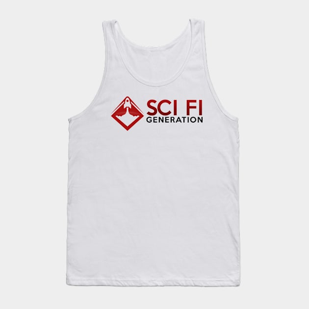 Sci Fi Generation rocket logo Tank Top by Sci Fi Generation Shop